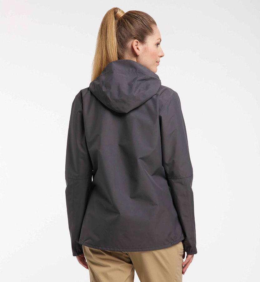Haglöfs Womens Spira Windbreaker Black New Zealand 43702SQNL